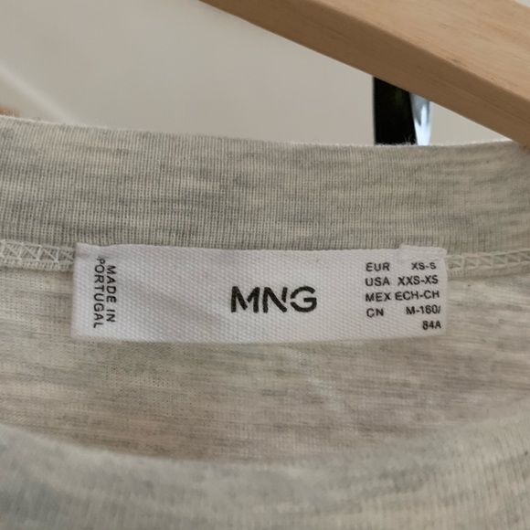 Mango shoulder pad muscle tee xs / s - Picture 2 of 4